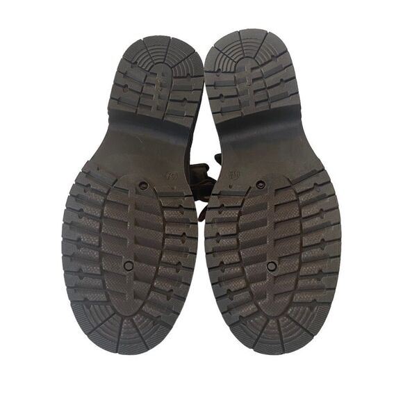 Wanted Ryder Brown Lace Up Combat Boots w/ Knit Detail in Ladies 5.5M - Picture 5 of 6